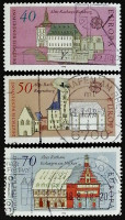 Набор почтовых марок (3 шт.). "Европа (CEPT) 1978 - Архитектура". 1978 год, ФРГ.