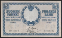 Бона 5 марок золотом. 1909 год, Великое княжество Финляндское.