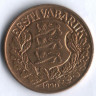 Монета 1 крона. 1990 год, Эстония.