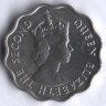 Монета 10 центов. 1978 год, Маврикий.