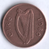 Монета 2 пенса. 1980 год, Ирландия.