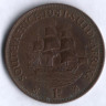 1 пенни. 1941 год, Южная Африка.