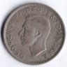 Монета 1/2 кроны. 1943 год, Великобритания.