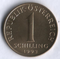Монета 1 шиллинг. 1993 год, Австрия.
