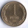1 песо. 1989 год, Чили.