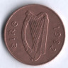 Монета 2 пенса. 1982 год, Ирландия.
