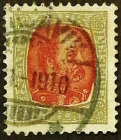 Почтовая марка. "Король Кристиан IX". 1902 год, Исландия.
