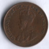 Монета 1 цент. 1935 год, Канада.