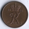Монета 2 эре. 1966 год, Дания. C;S.