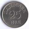Монета 25 эре. 1953 год, Дания. N;S.