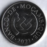 Монета 5 метикалов. 2021 год, Мозамбик.