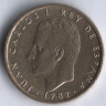Монета 100 песет. 1982 год, Испания.