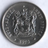 20 центов. 1975 год, ЮАР.