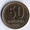 Монета 50 сентаво. 1994 год, Аргентина.