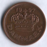 Монета 50 эре. 1997 год, Дания. LG;JP;A.