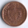Монета 1 сентаво. 2006 год, Куба. Конвертируемая серия.