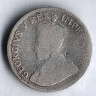 Монета 3 пенса. 1929 год, Южная Африка.