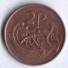 Монета 2 пенса. 1988 год, Ирландия.