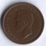 Монета 1 цент. 1940 год, Канада.