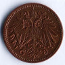 Монета 1 геллер. 1916 год, Австро-Венгрия.
