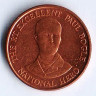Монета 10 центов. 2008 год, Ямайка.