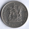 20 центов. 1977 год, ЮАР.