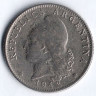 Монета 20 сентаво. 1942 год, Аргентина.