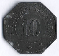 Нотгельд 10 пфеннигов. 1917 год, Фульда.