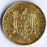 Монета 50 баней. 2008 год, Молдова.