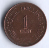 1 цент. 1982 год, Сингапур.