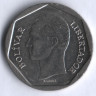 Монета 100 боливаров. 1998 год, Венесуэла.
