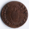 Монета 1 денар. 1763 год, Венгрия.